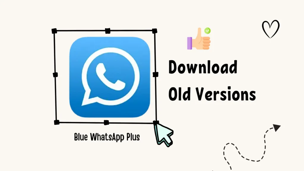 blue whatsapp plus old version